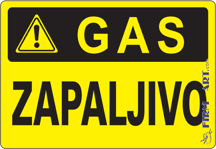 Opšte informacije - GAS ZAPALJIVO (Sito štampa firm-art.com) 